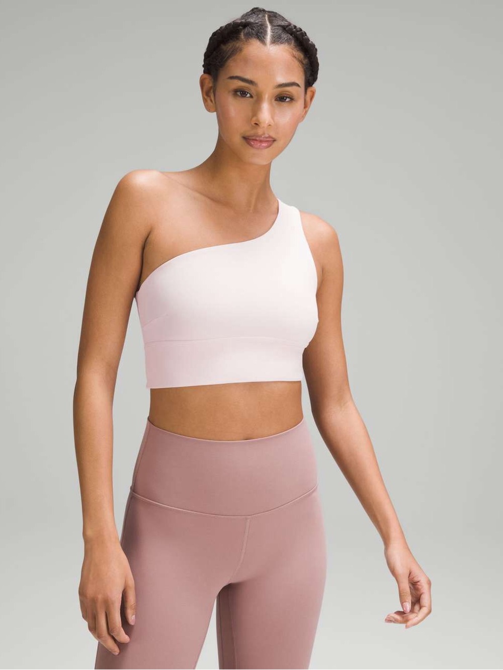 lululemon athletica One-Shoulder Light Blush Bra